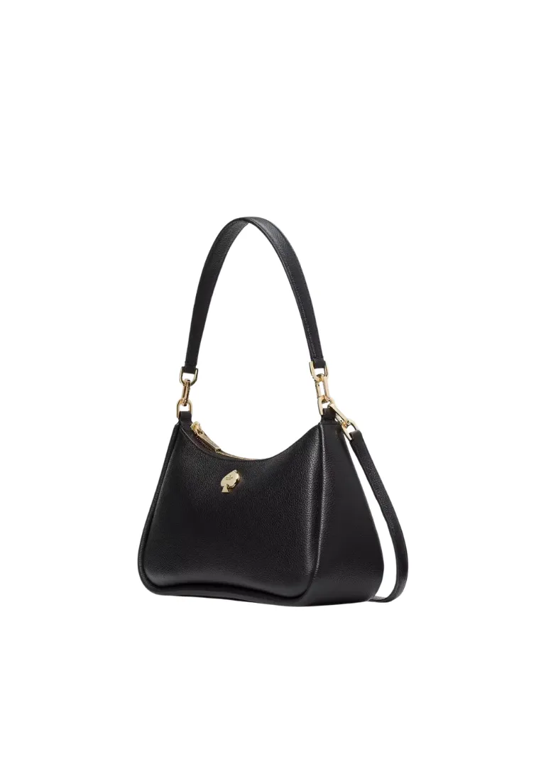 ( PREORDER ) Kate Spade Kayla Shoulder Bag Small Convertible In Black KI904