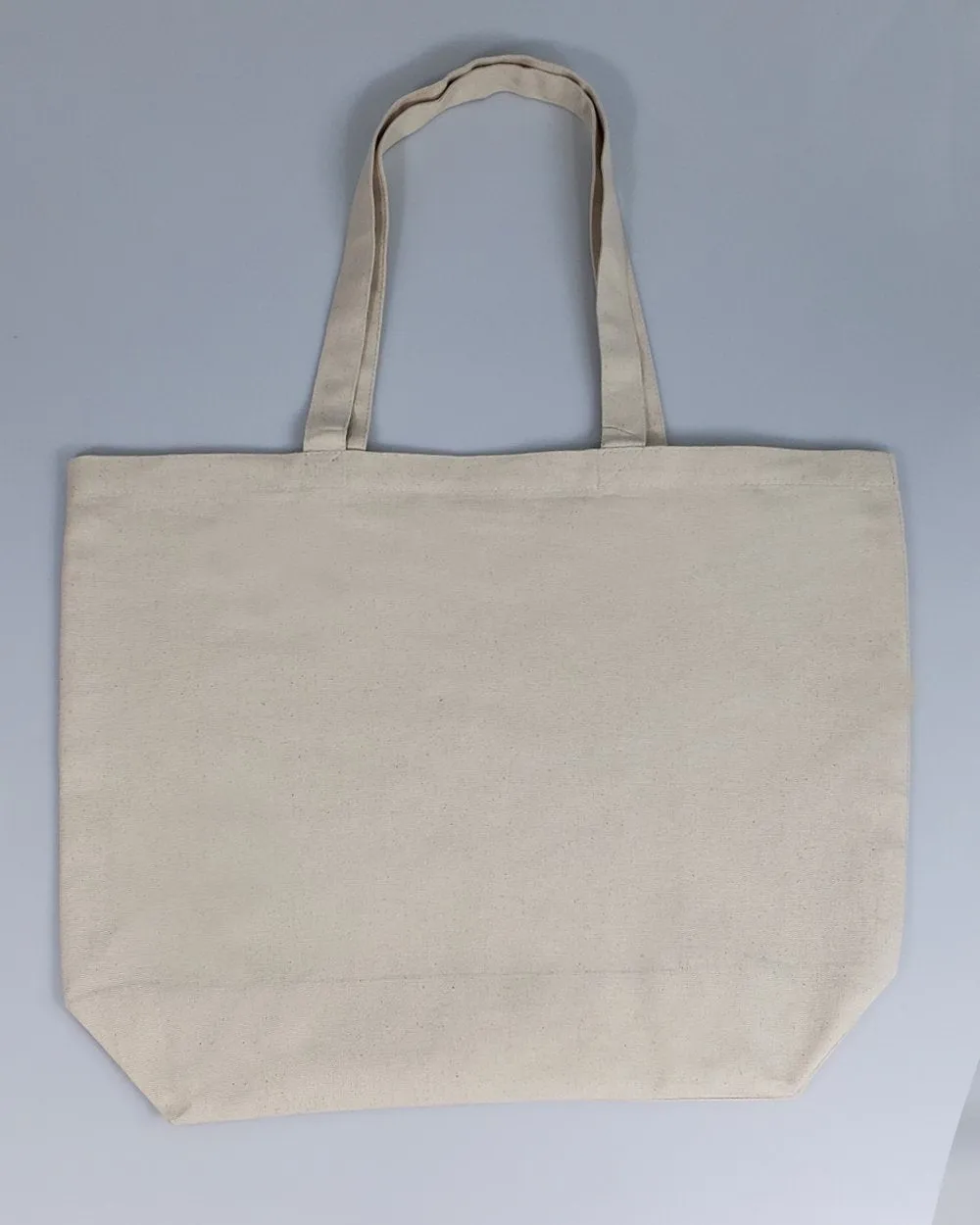 120 ct 18" Large Size Value Canvas Tote Bag with Long Handles - By Case