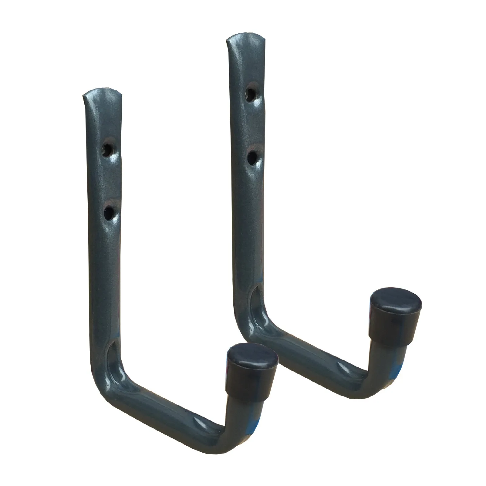 2 x Wall Mounted 80mm Utility Storage Hooks