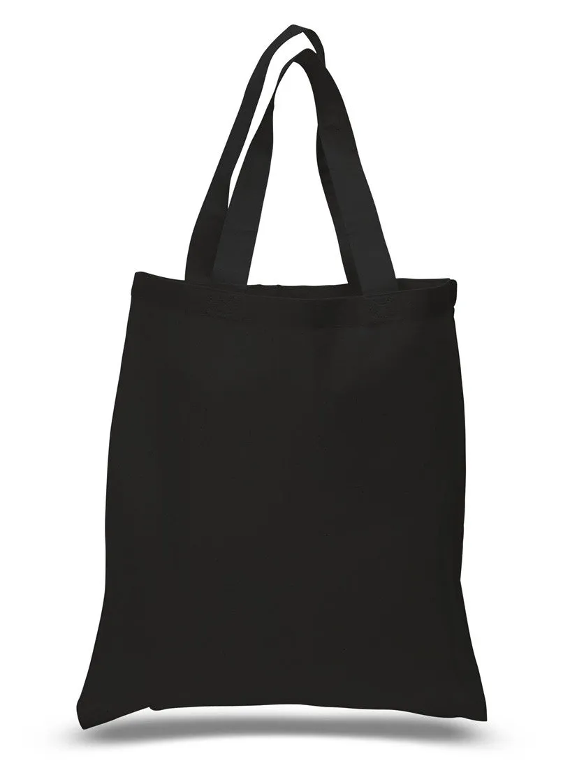 240 ct Economical 100% Cotton Reusable Wholesale Tote Bags - By Case