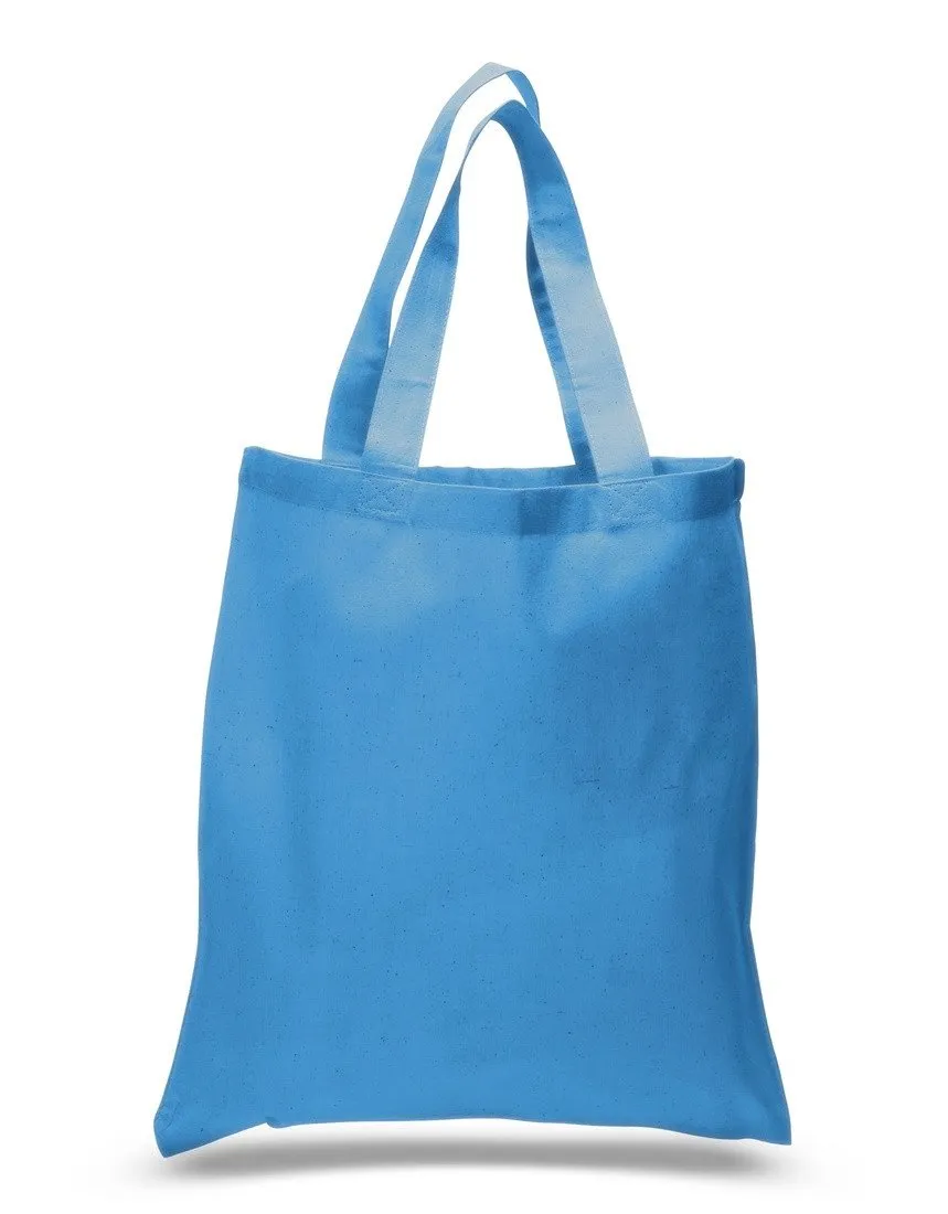 240 ct Economical 100% Cotton Reusable Wholesale Tote Bags - By Case