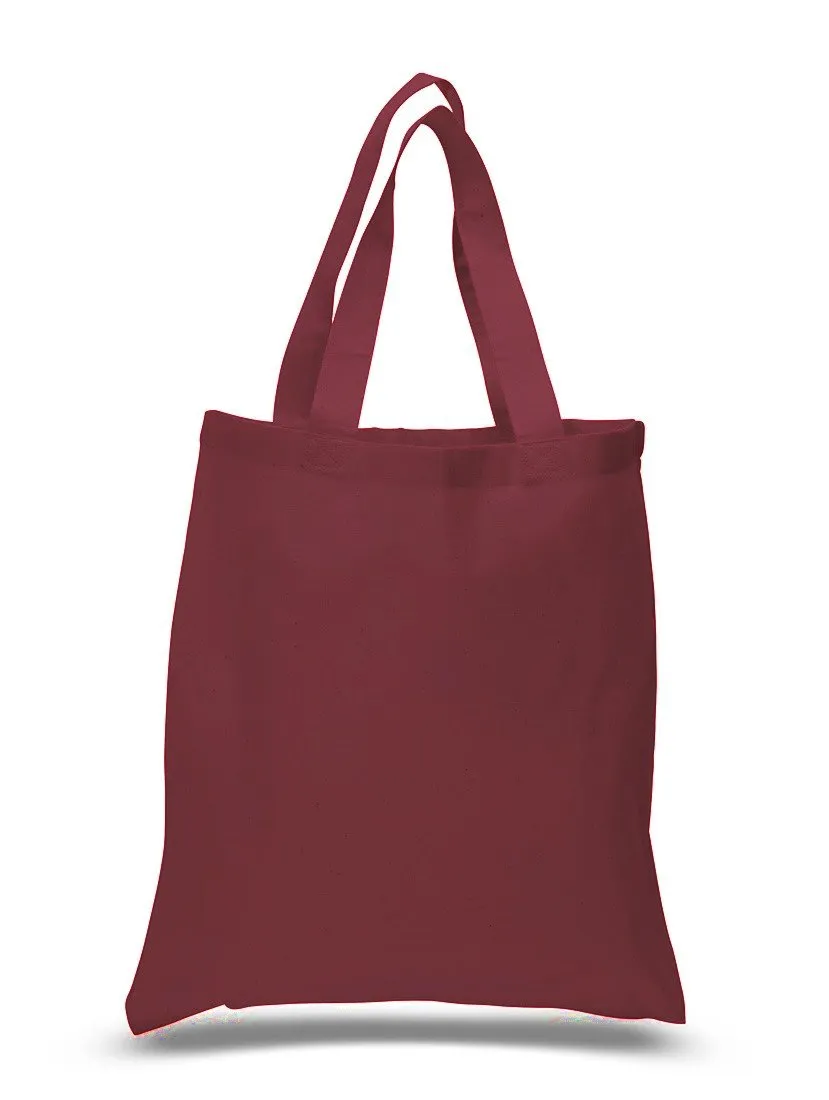 240 ct Economical 100% Cotton Reusable Wholesale Tote Bags - By Case