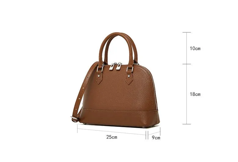 25CM Fashion Handheld Single Shoulder Shell Women's Bag 2920 coffee