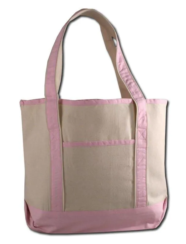 48 ct Jumbo Size Heavy Canvas Deluxe Tote Bag - By Case