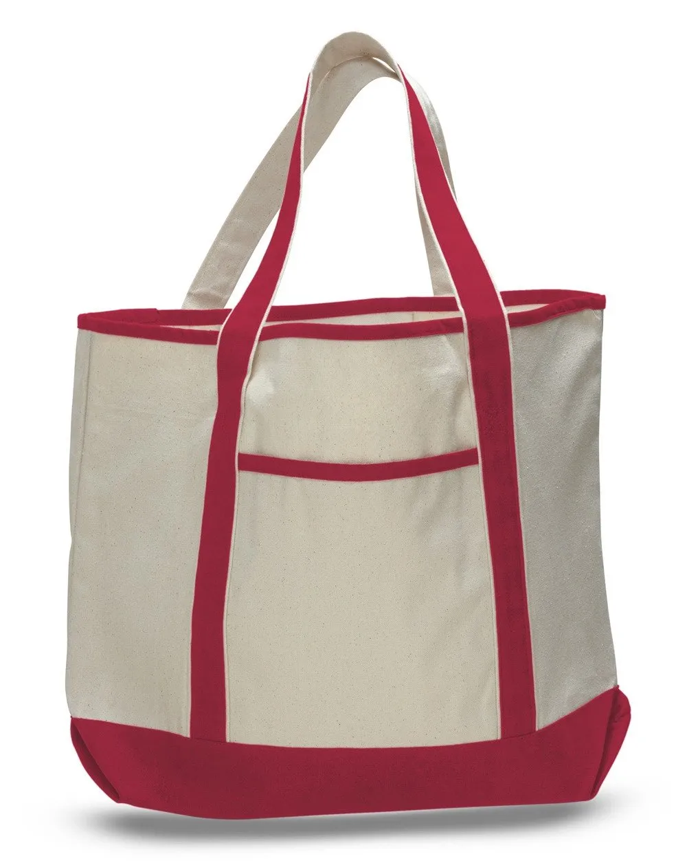 48 ct Jumbo Size Heavy Canvas Deluxe Tote Bag - By Case