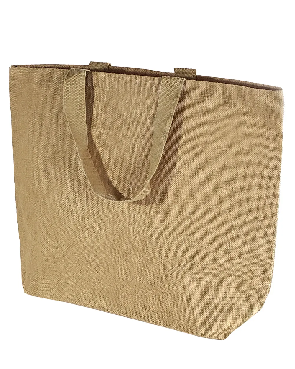 48 ct Oversize Jute Bags / Burlap Travel Totes - By Case