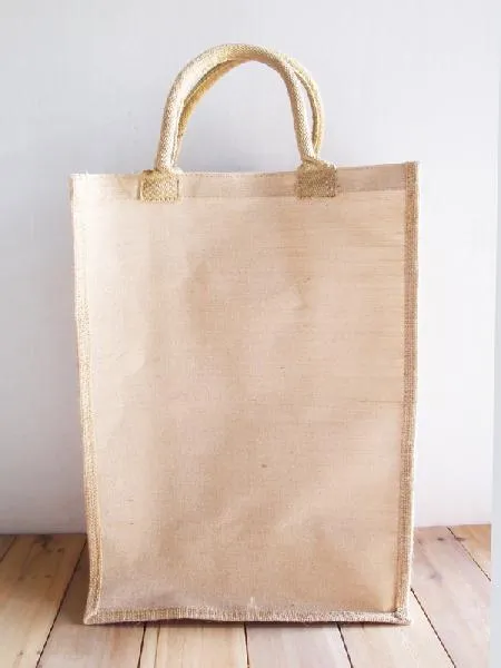 6 ct Affordable Natural Jute Blend Tall Tote - TJ909 - By Bundle