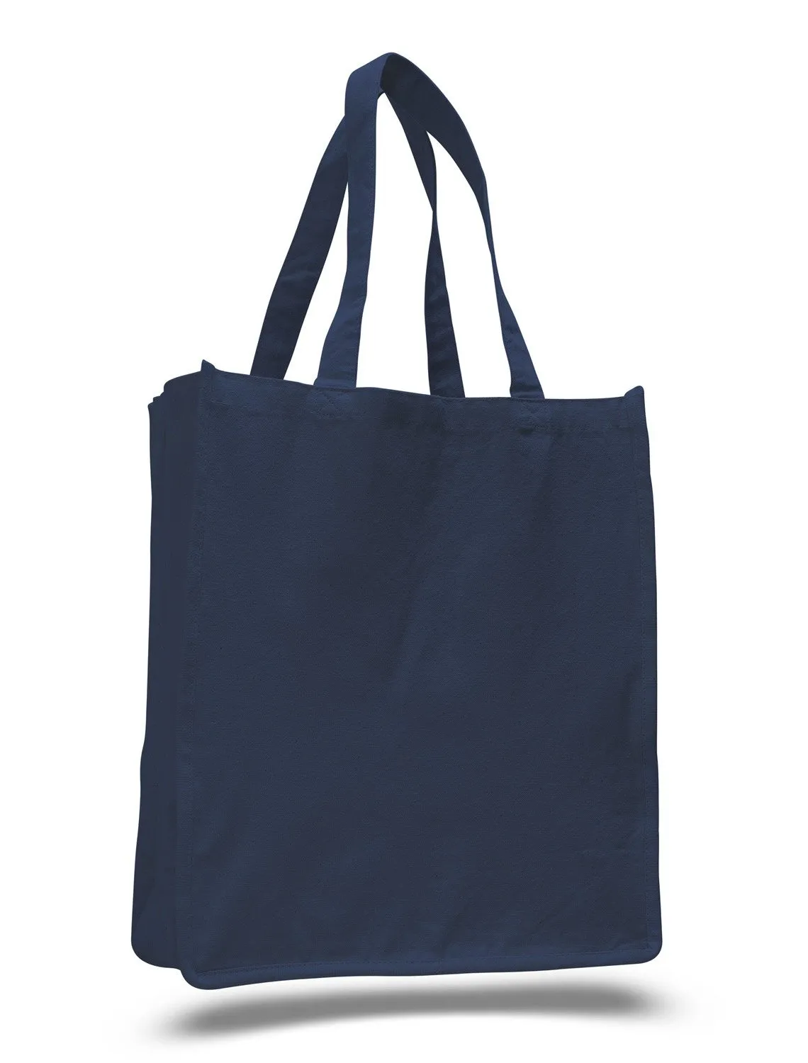 72 ct Jumbo Size Heavy Canvas Wide Shopper Tote Bag - By Case