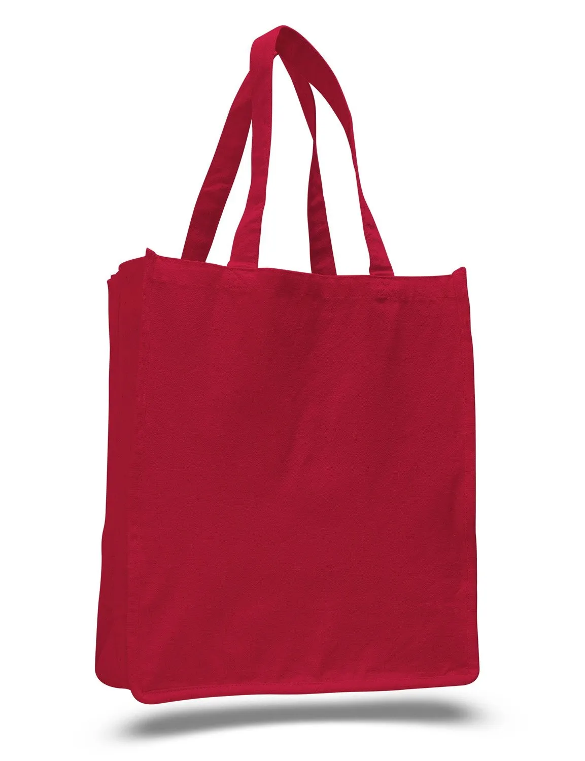 72 ct Jumbo Size Heavy Canvas Wide Shopper Tote Bag - By Case