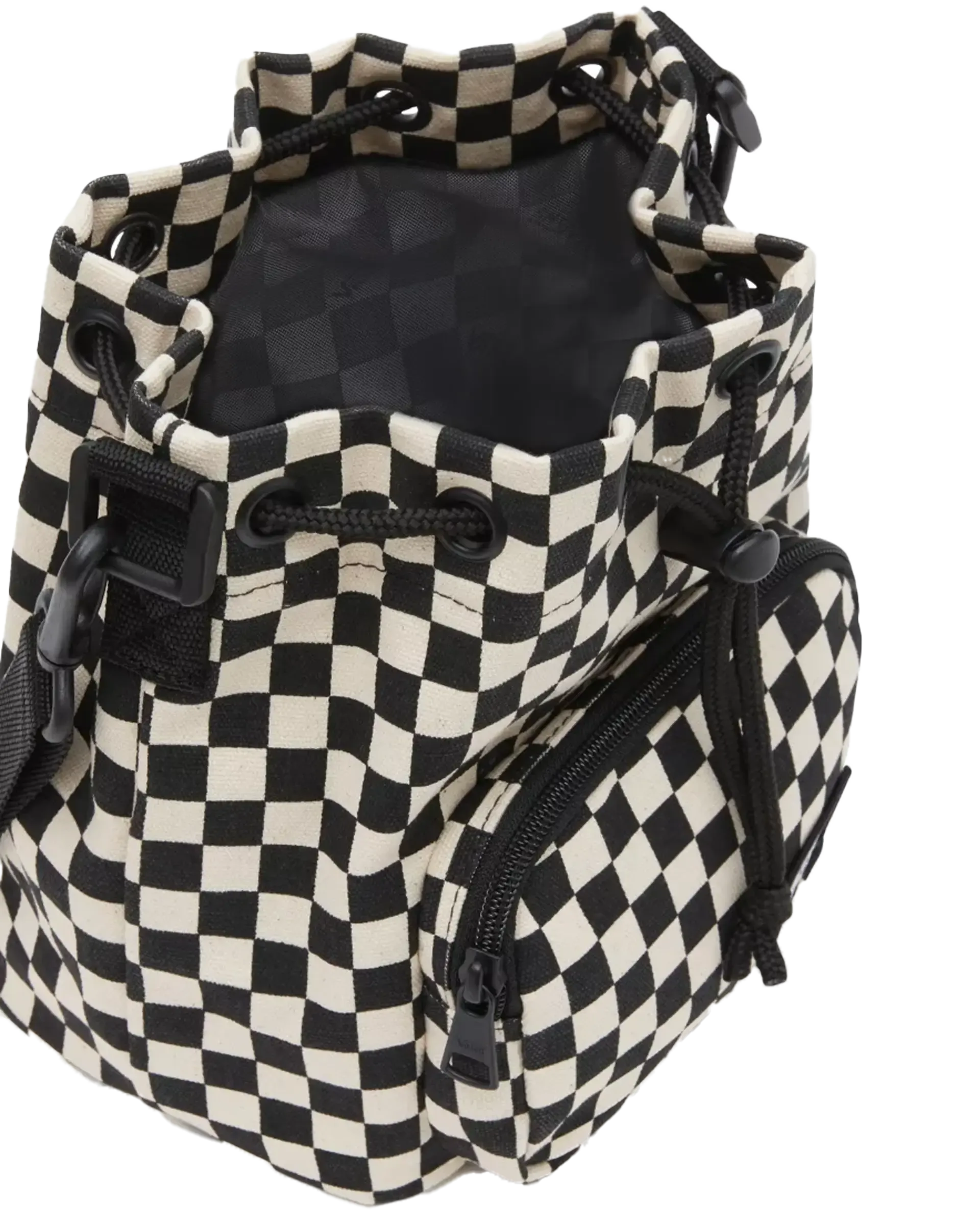 ABD Bucket Backpack in Black & White