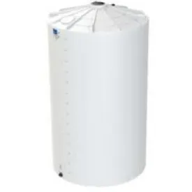 Ace Roto-Mold 15500 Gallon Plastic Vertical Liquid Storage Tank with Gusseted Top