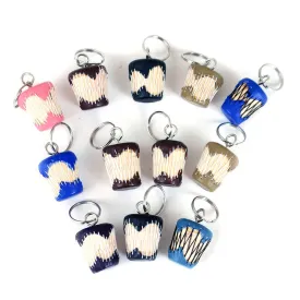 African Drum Keychains