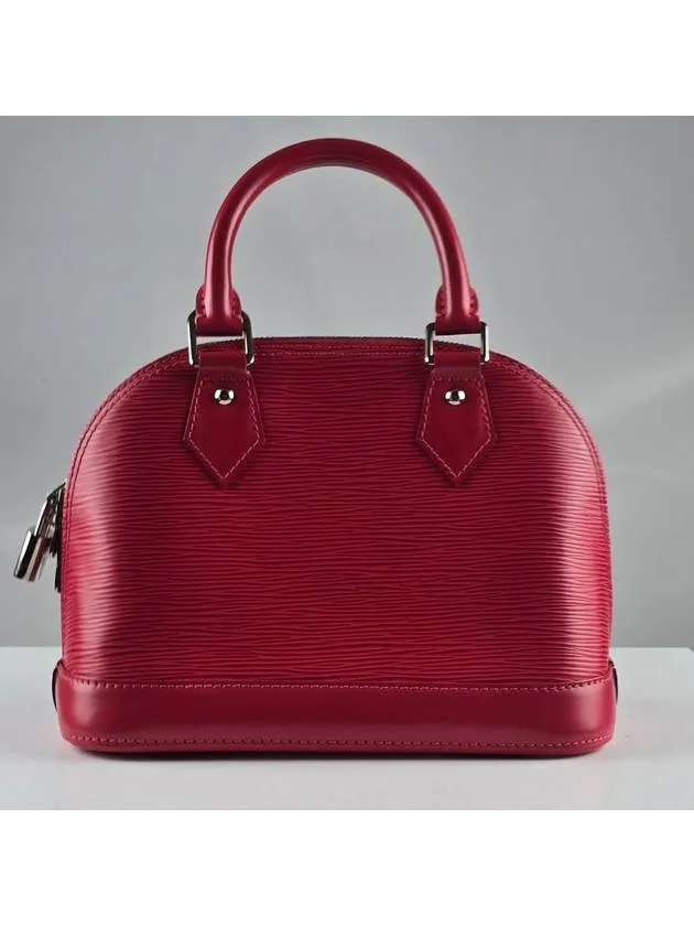 Alma BB Red Tote Bag Crossbody Shoulder M41160