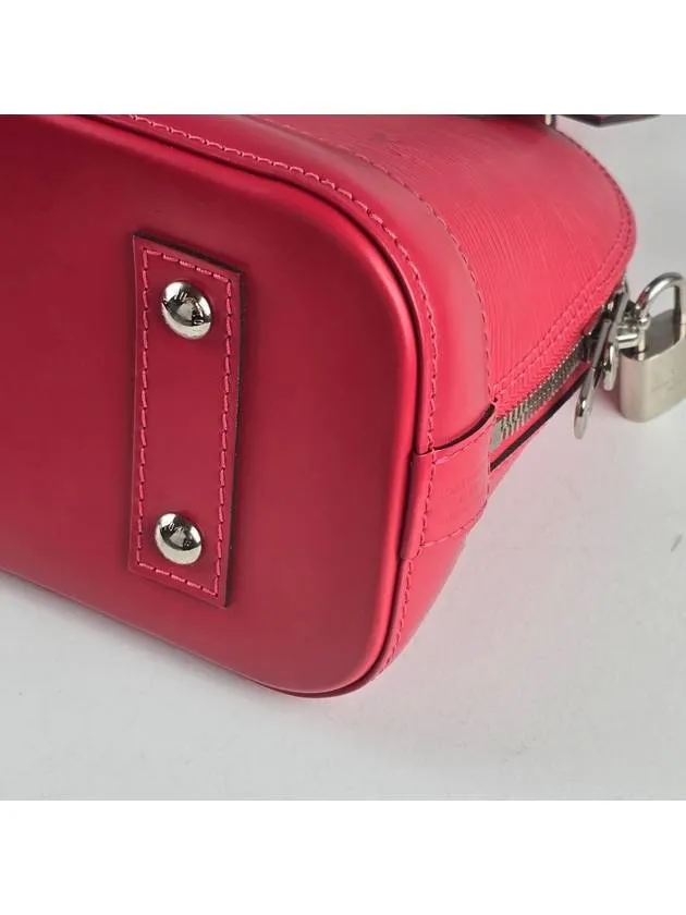 Alma BB Red Tote Bag Crossbody Shoulder M41160