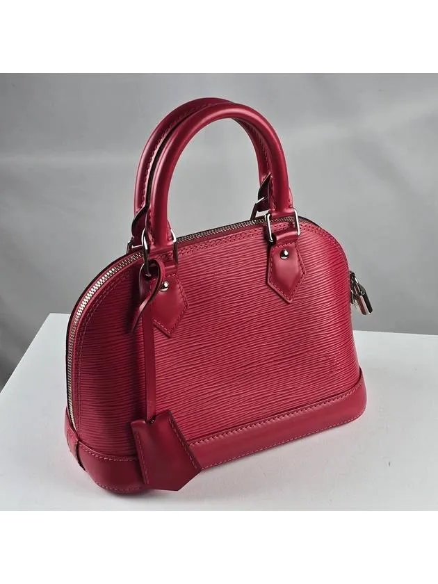 Alma BB Red Tote Bag Crossbody Shoulder M41160