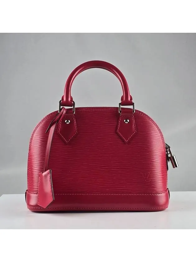 Alma BB Red Tote Bag Crossbody Shoulder M41160