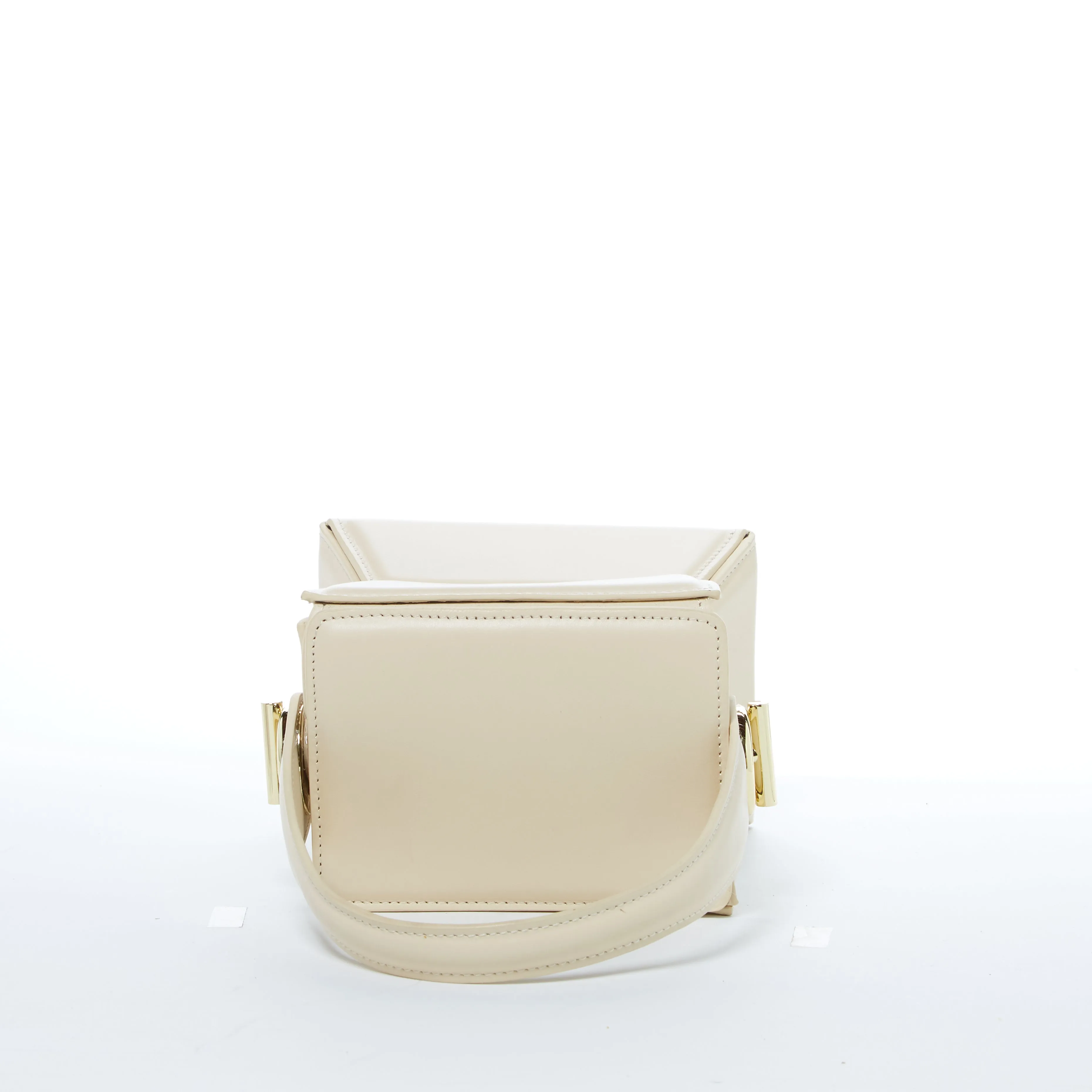 Amber Leather Bucket Bag Off White