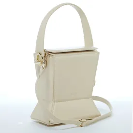 Amber Leather Bucket Bag Off White