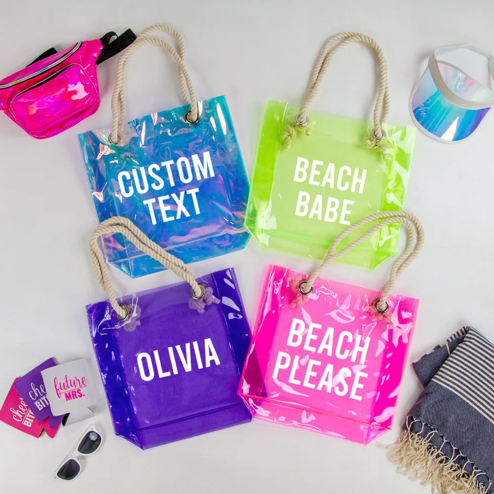 Bachelorette Clear Tote Bag