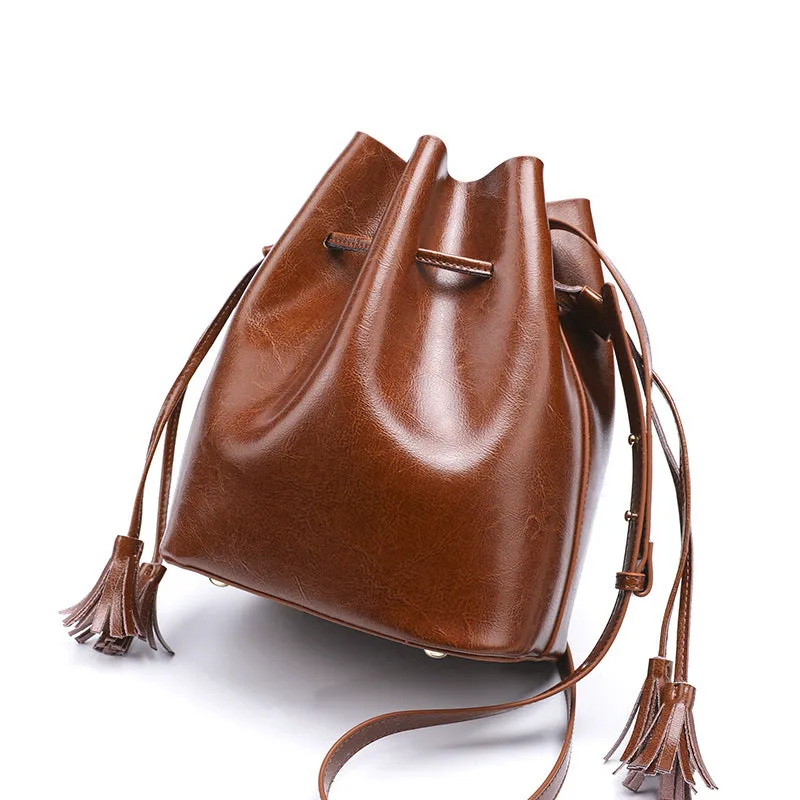 Bags For Women, Womens Leather Bag, Leather Crossbody Bag Women Handmade, Bucket Bag Handbag