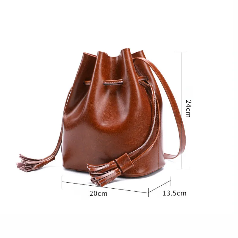 Bags For Women, Womens Leather Bag, Leather Crossbody Bag Women Handmade, Bucket Bag Handbag