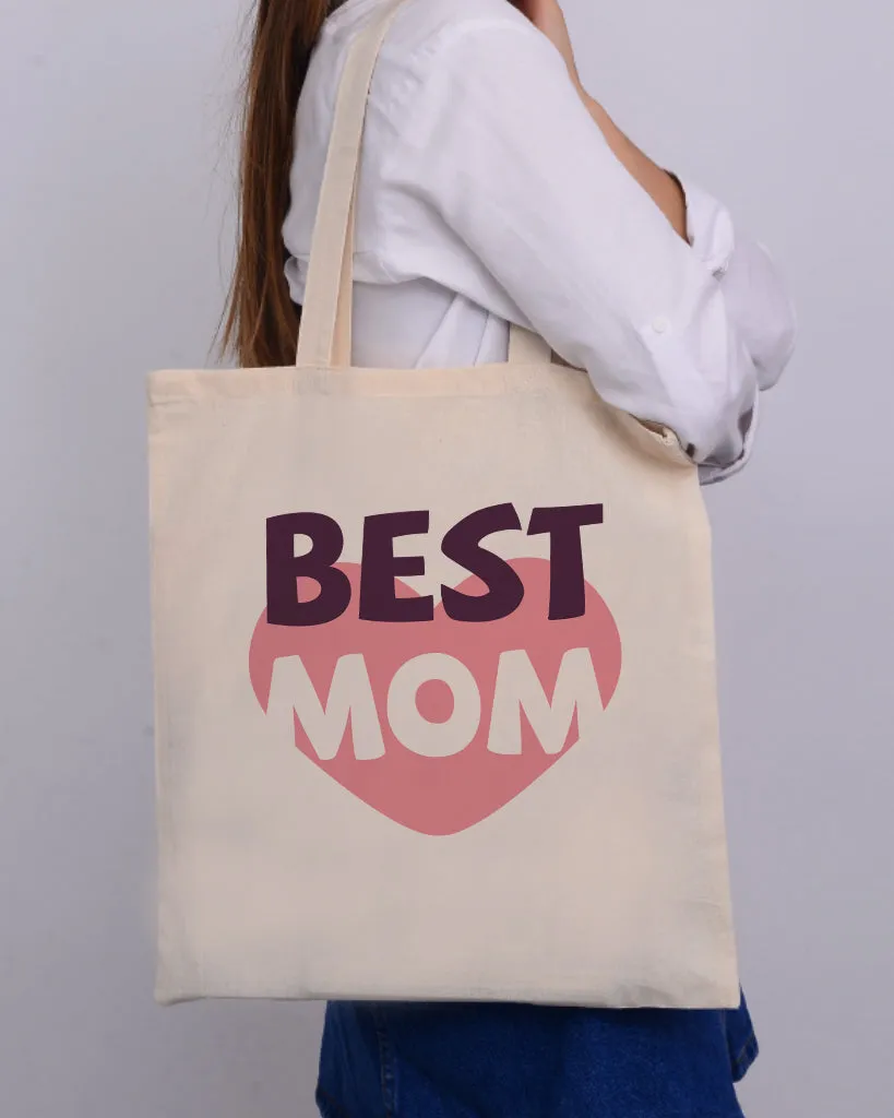 Best Mom Customizable Tote Bag - Mother's Tote Bags