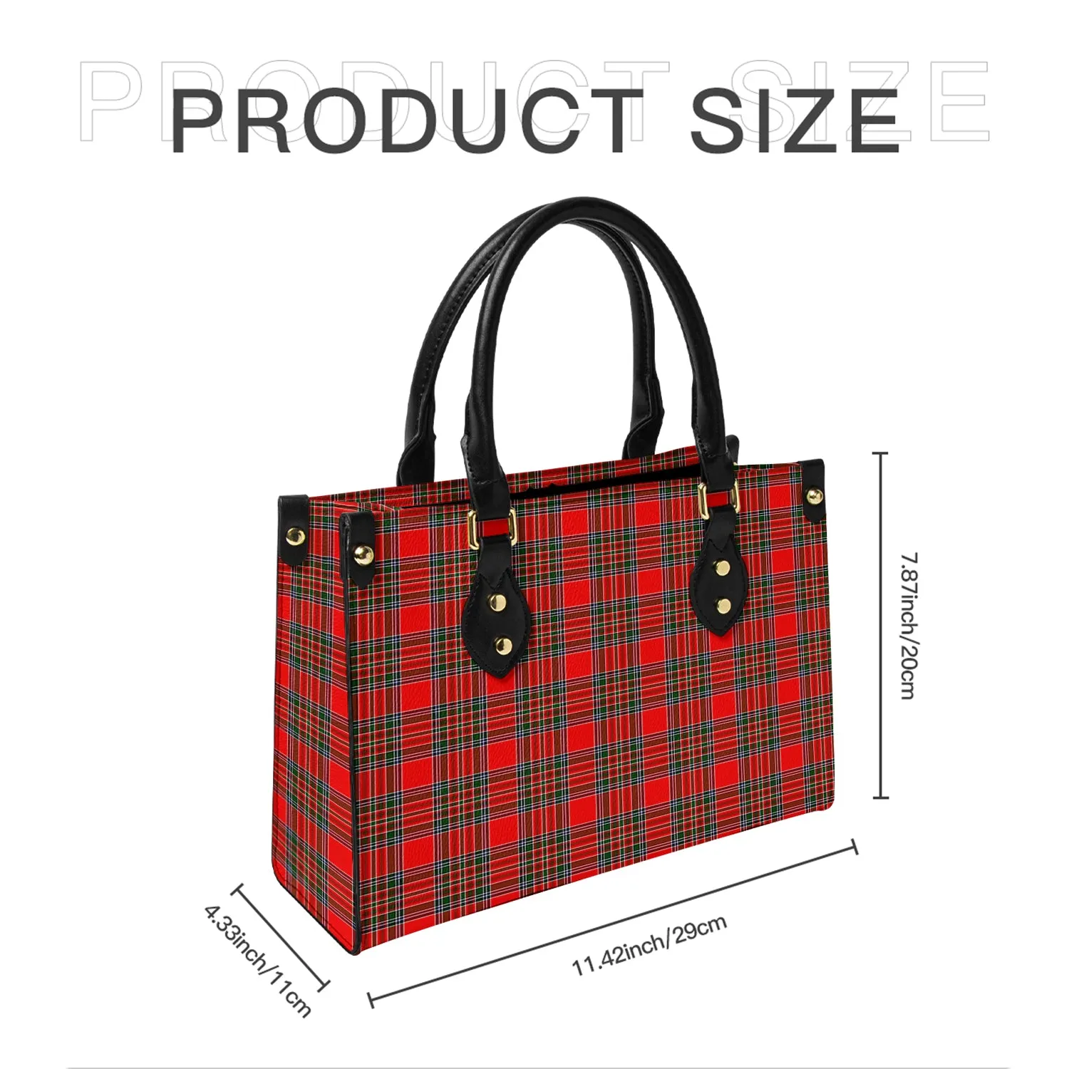 Binning Tartan Leather Bag