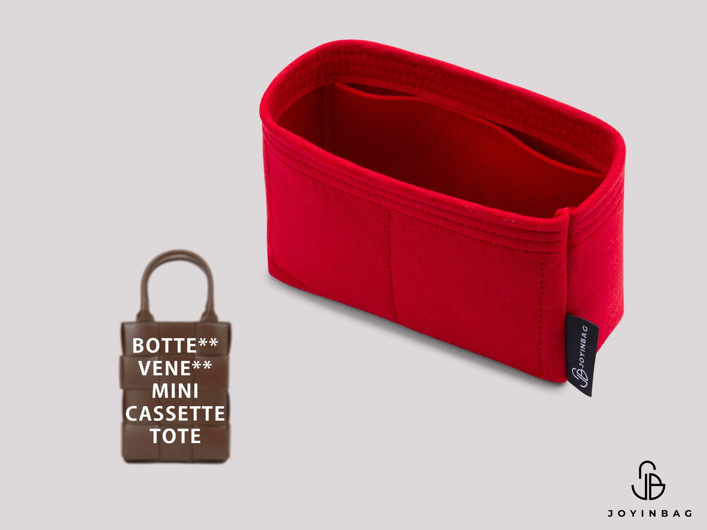 Botte. Vene. Mini Cassette Tote Bag Insert