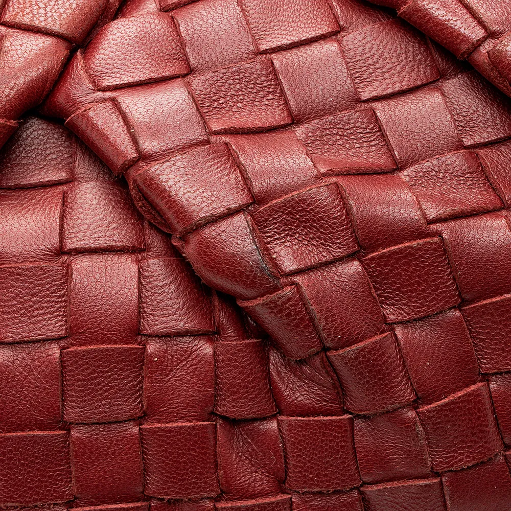 Bottega Veneta Intrecciato Nappa Pleated Large Hobo (SHF-19837)