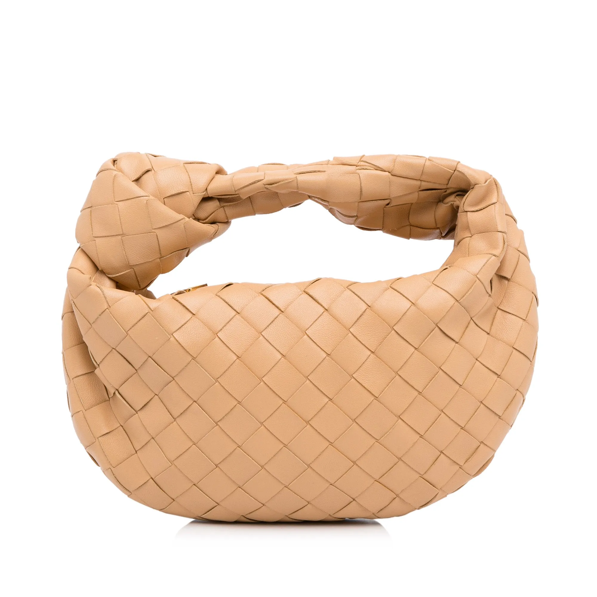 Bottega Veneta Jodie Mini Beige Intrecciato