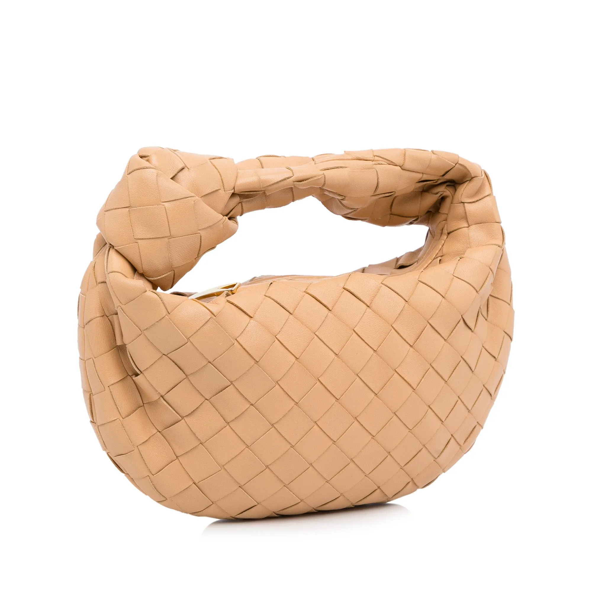 Bottega Veneta Jodie Mini Beige Intrecciato