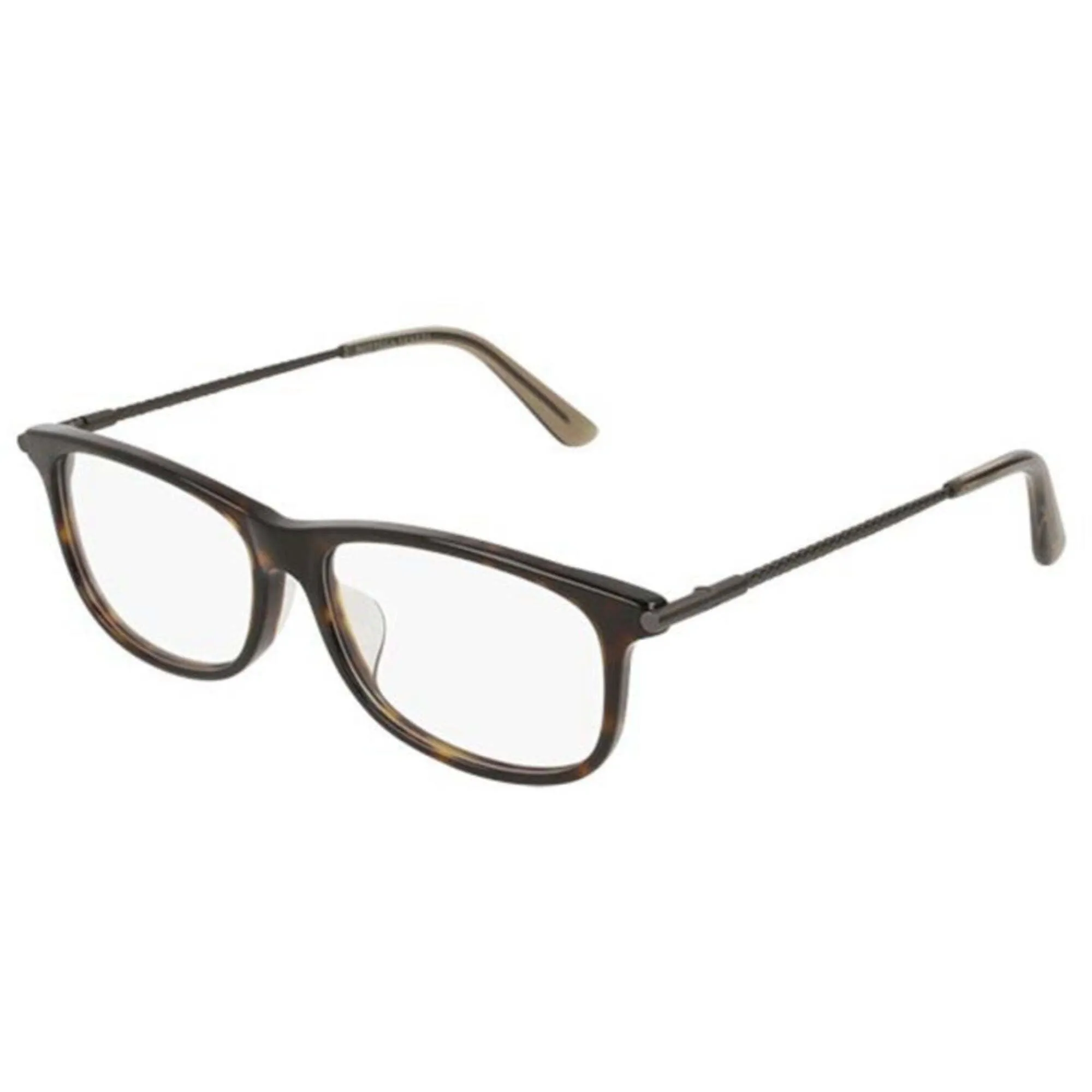 Bottega Veneta Men's Eyeglasses - Rectangular Full Rim | BOTTEGA VENETA BV0187OA 002