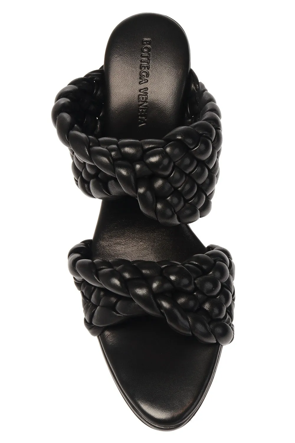 Bottega Veneta New Women's Shoes Intreccio Twist Weave In Black