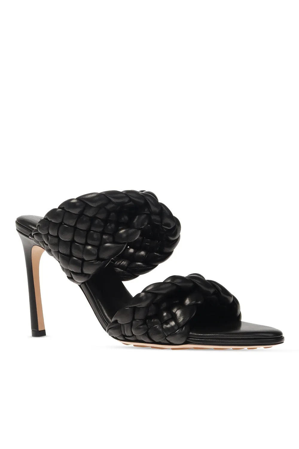 Bottega Veneta New Women's Shoes Intreccio Twist Weave In Black