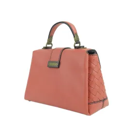 Bottega Veneta Piazza Leather Satchel (SHG-37641)