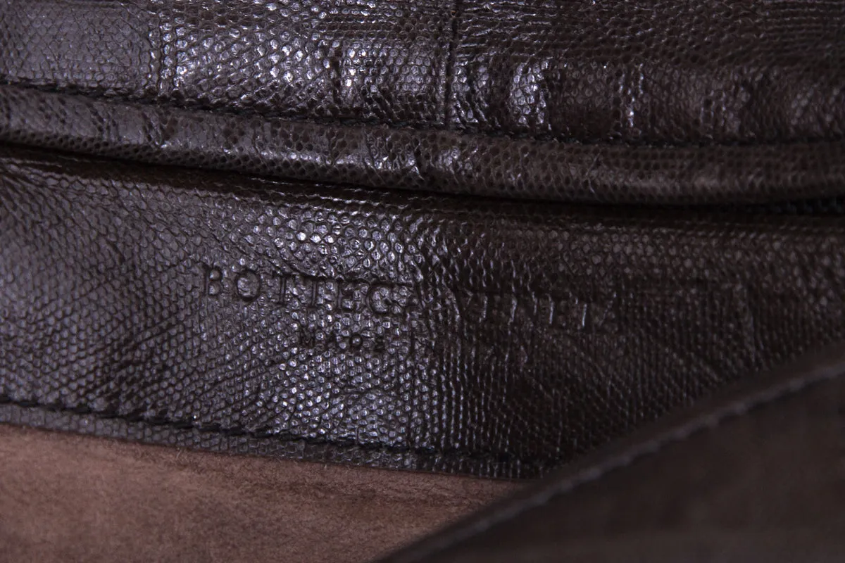 Bottega Veneta Vintage Black Scarab Beatle Clutch