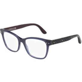 Bottega Veneta Women's Eyeglasses - Blue Cat Eye Frame | BOTTEGA VENETA BV0010O 008