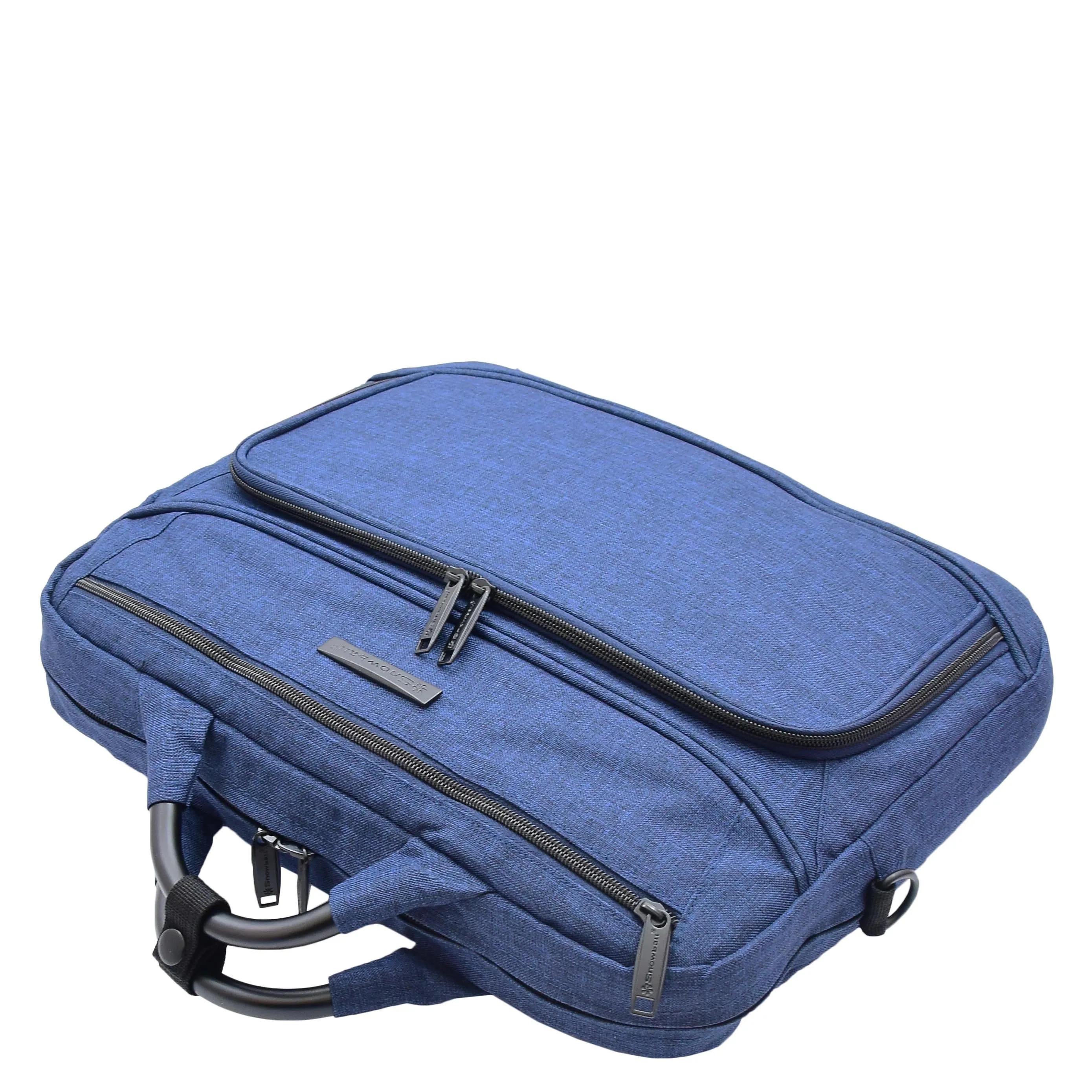 Briefcase Cross Body Organiser Bag Laptop Carry Case H315 Blue