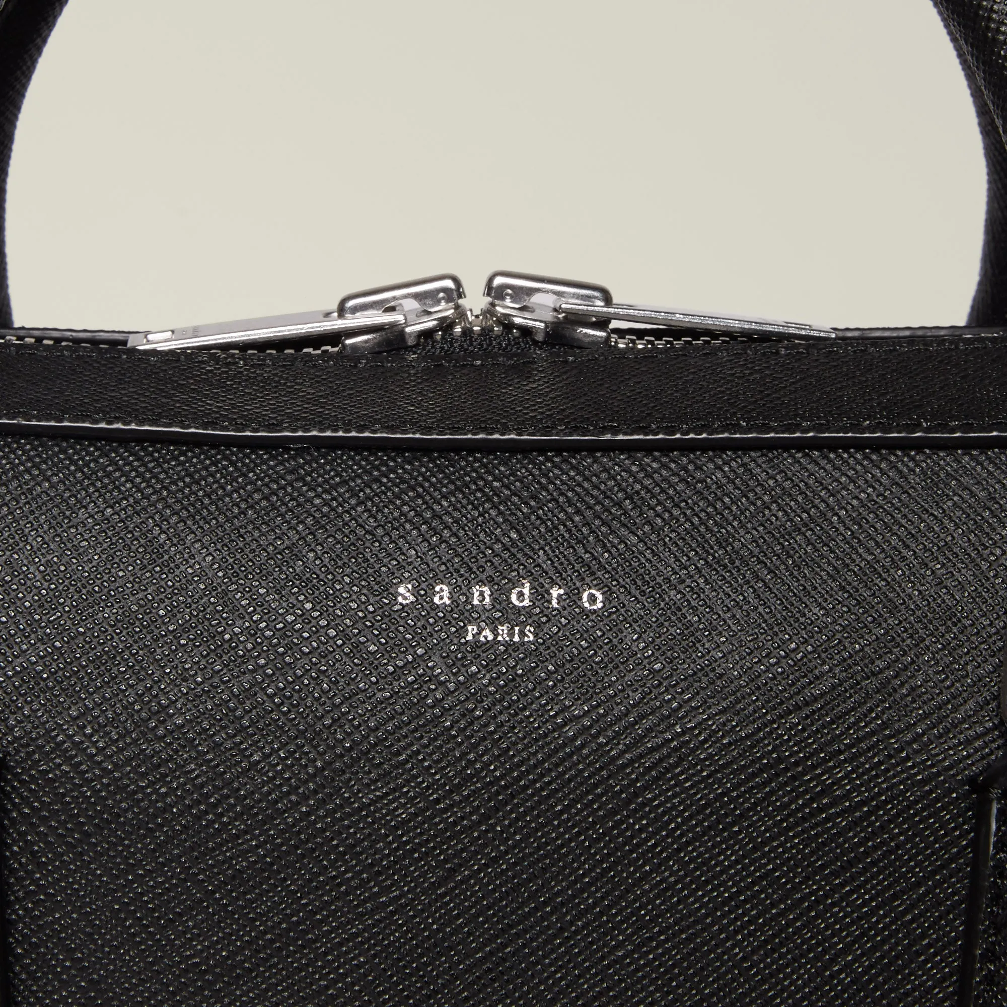 Briefcase en cuir saffiano