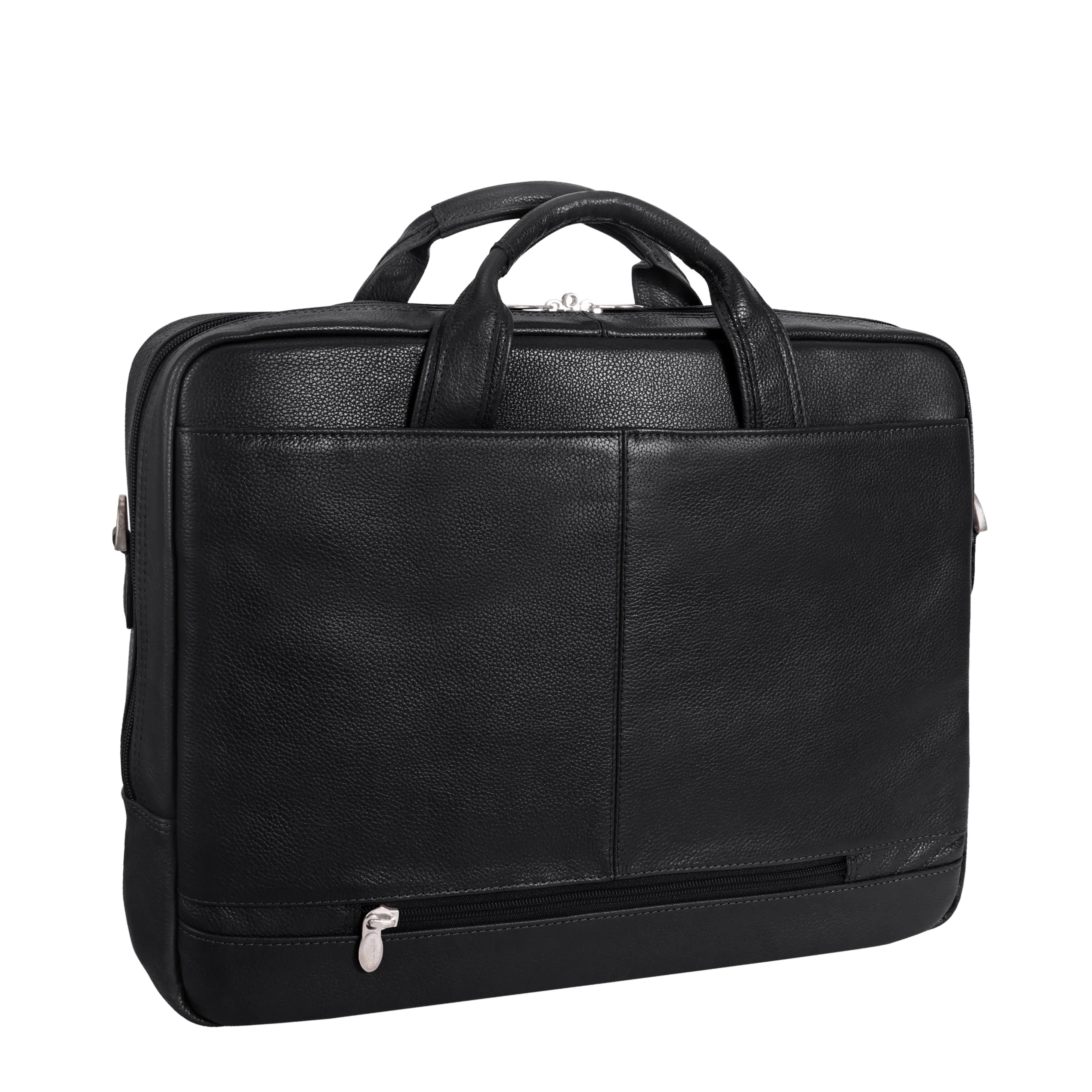 BRONZEVILLE | 15" Medium Leather Laptop & Tablet Briefcase