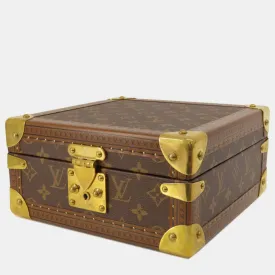 Brown Monogram Canvas Coffret Tresor 24 Trunk Case Bag