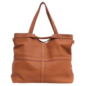 Brown women shoulder bag