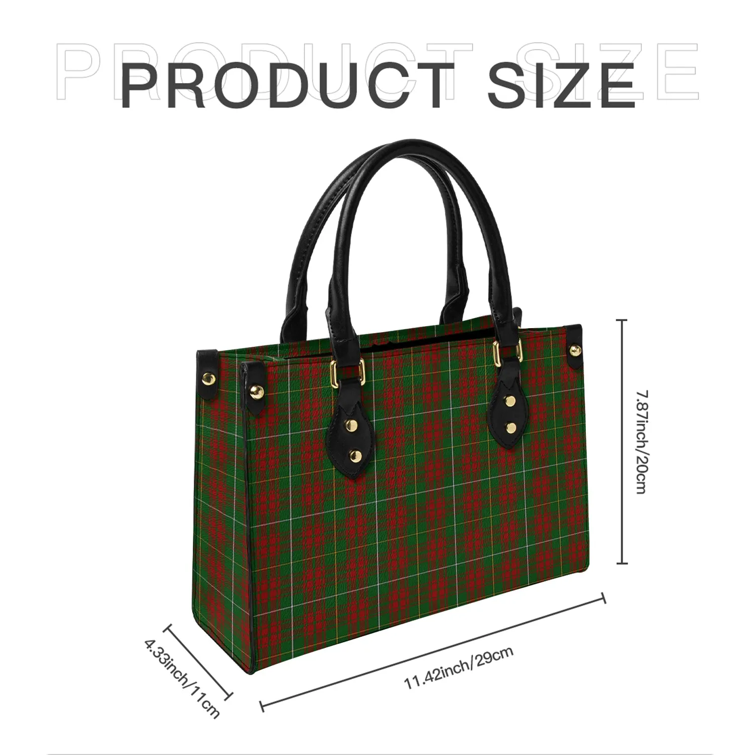 Bruce Hunting Tartan Leather Bag