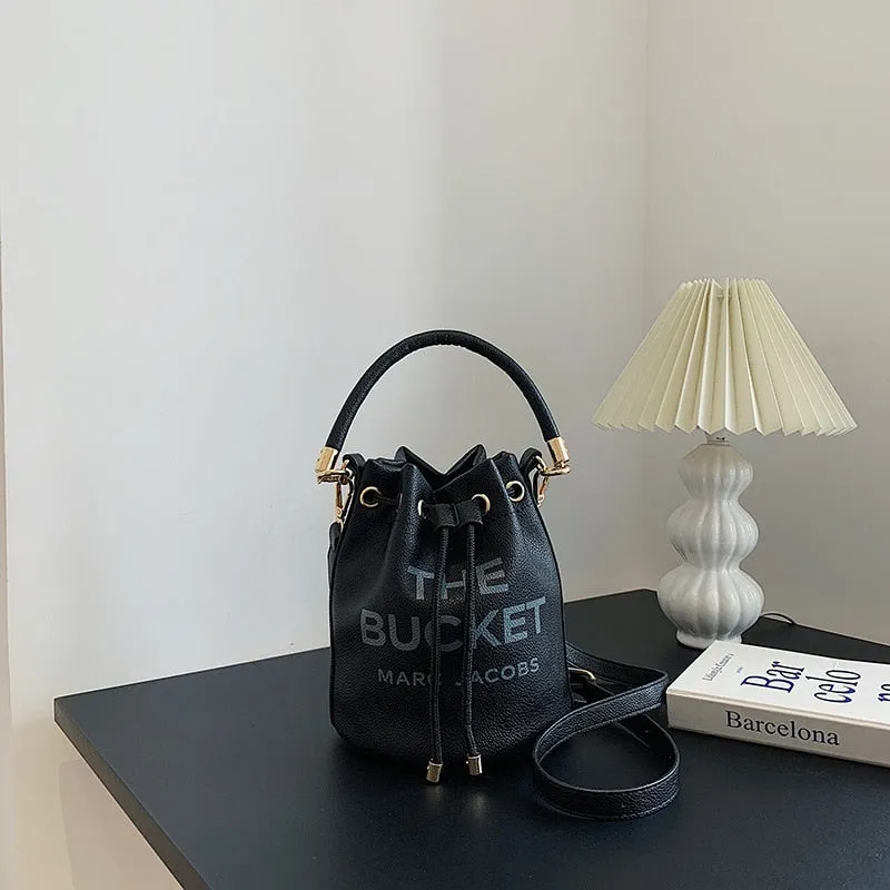 Bucket Bag for Women Designer Luxury Brand Shoulder Bags