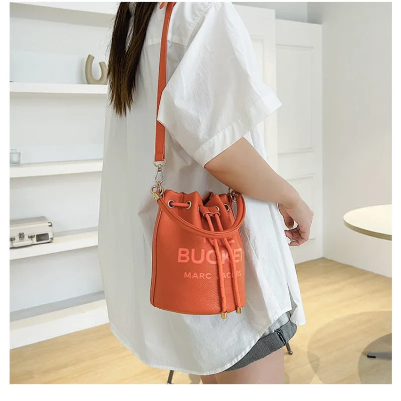 Bucket Bag for Women Designer Luxury Brand Shoulder Bags