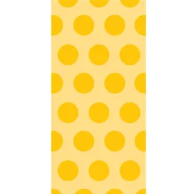 Bulk School Bus Yellow Polka Dot Favor Bags (240 per Case)