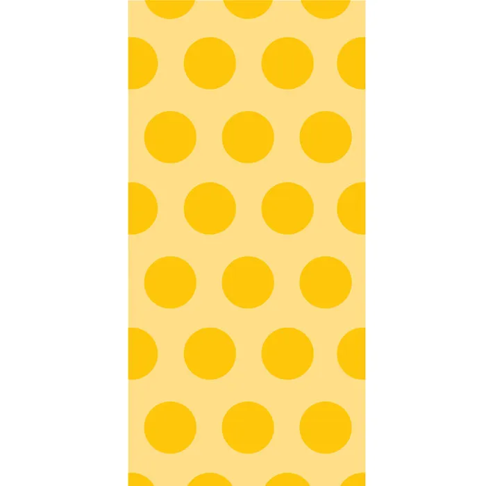 Bulk School Bus Yellow Polka Dot Favor Bags (240 per Case)