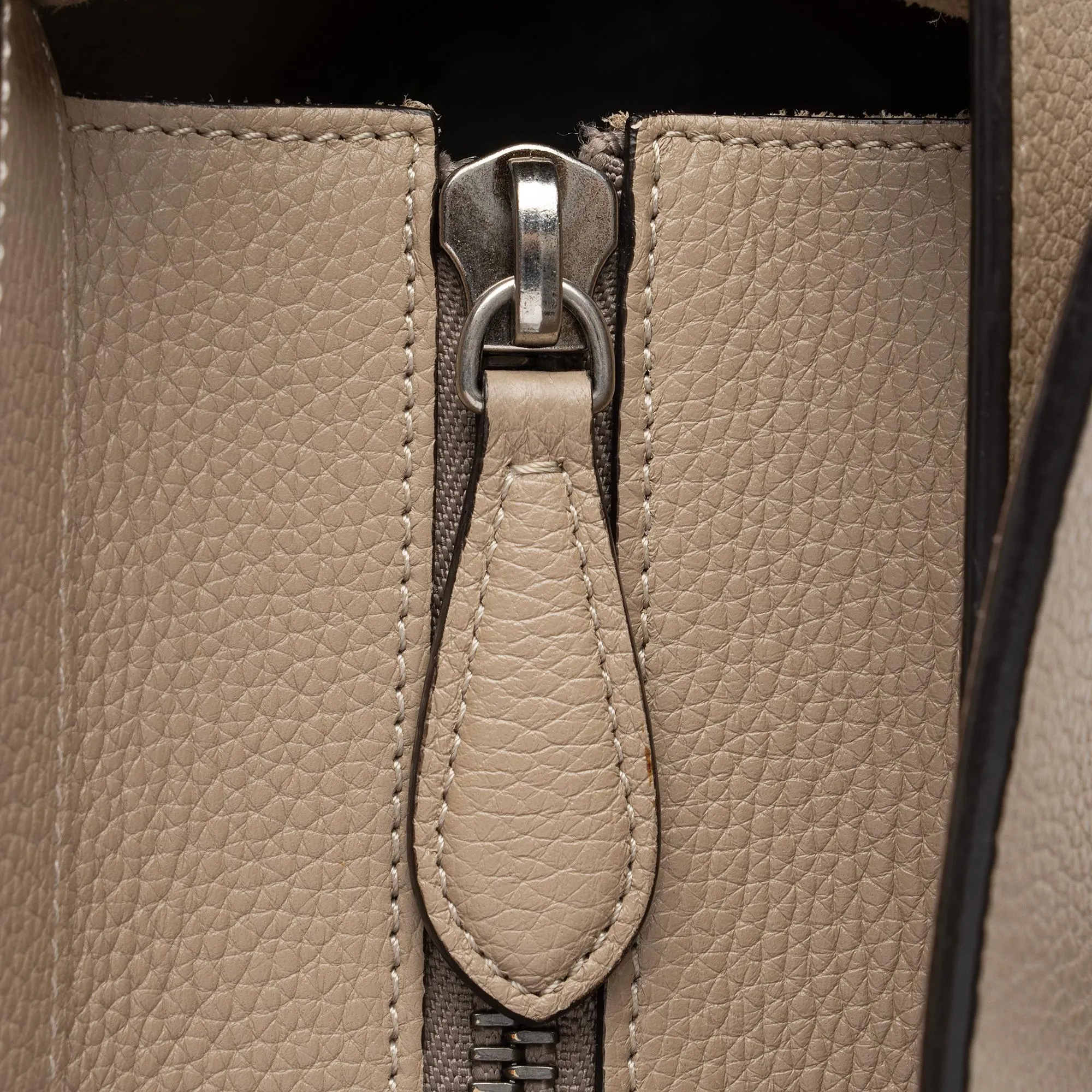 Celine Drummed Calfskin Mini Luggage Tote (SHF-Mvuaep)