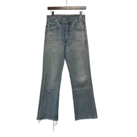 CELINE Dylan Flared Jeans in Vintage Stone Denim