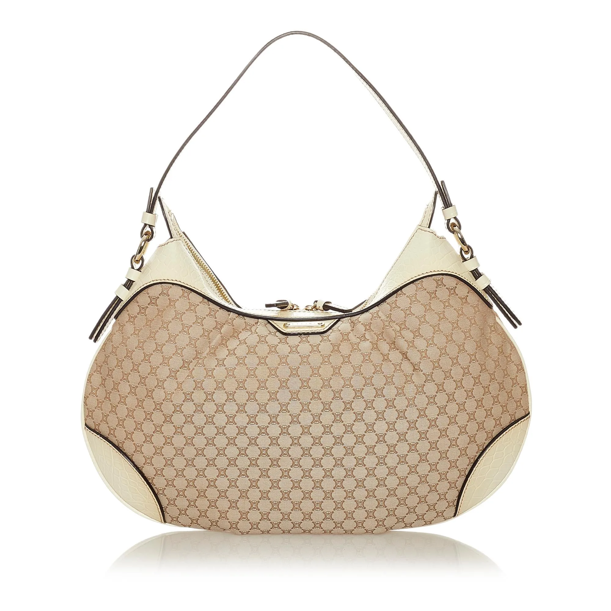 Celine Macadam Canvas Hobo Bag (SHG-27370)